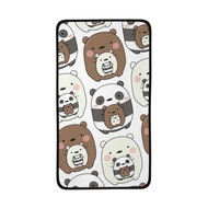 We Bare Bears 40*70 CM Unisex Coral Velvet Towel Very Good absorbent Standard