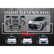 Toyota Estima 2006 - 2015 Convert To 2016 ( Bumper , Body Kit , Bodykit , Skirt , Skirting , Lip )