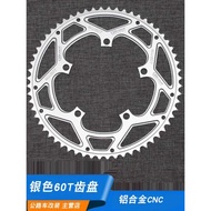 Large Chainring 56T 60T Chainring Single Chainring Road Bicycle Folding Bike Flying Modified Single 
