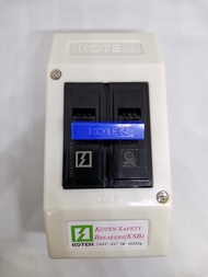 30A Circuit Breaker with Enclosure 2Pole Single Phase ( Koten) ECB PVC Enclosure KSB KSB30A2P 30A 2p