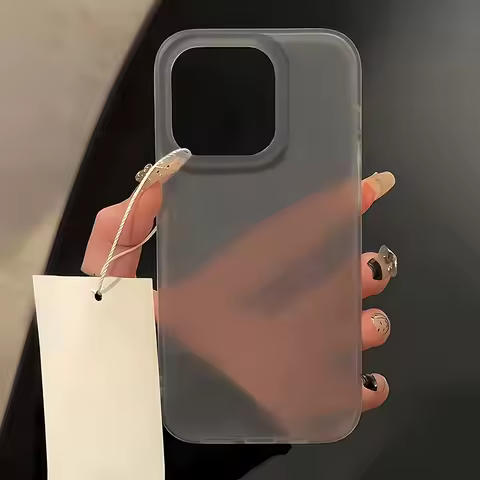 Soft Clear Translucent Phone Case For iPhone 16 Pro Case iPhone 13 15 14 11 12 Pro Max 14 Plus 13 12