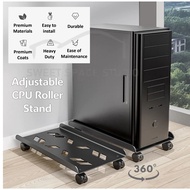 [SG Stock] Adjustable CPU Roller Stand with Wheels for Computer PC Case