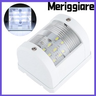 MERIGGIARE LED Navigation Lamp, IP66 135 Degrees Boat Signal Light, Durable 12V/24V 3W Mast Lamp Yac