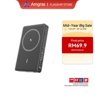 Amgras MagPower 825 3C Certification Magnetic PowerBank Wireless Charging Function Fast Charging 100