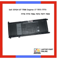 Dell 33YDH G7 7588 Inspiron 17 7573 7773 7778 7779 7586 7570 7577 7559  Replacement Battery