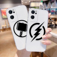 Avengers Marvel Heroes Logo Thor The Flash Clear Cell Phone Case For OPPO RENO 8 7 6 5 4 4F F21 7Z 6 6Z 5 5F 2Z FIND X5 X3 A92 A83 A73 A72 A55 A52 A12 A11 A5 A3S PRO LITE 5G 4G