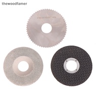 thewoodfamer Mini al Table Saw Blade 2.5inch Diameter 63mm Emery Resin Saw Blade Electric Saw Blade DIY Power Tools EN