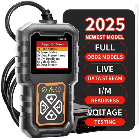 1 PC Automotive Fault Detection Device CY3001 ELM327 OBD2 Code Reader Check Engine Light Diagnostic 