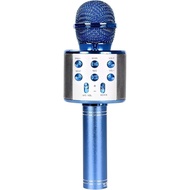 1 Blue Handheld Wireless Gift Suitable for Portable Speaker Kara Smartphone Microphone All ok Microp