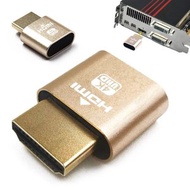 屯團百貨 - 顯示器 HDMI Dummy Plug 4K模擬高清假負載鎖屏寶 虛擬顯示器 轉接器