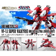 BANDAI MACROSS Hi-metal R Macross Vf-1j Super Valkyrie Milia Fallyna Jenius Use