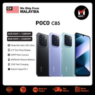 Poco C85 Smartphone | MediaTek Helio G81 Ultra | 6.9" IPS LCD Display | Single Rear Camera 50MP
