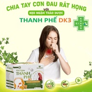 Thanh Phe DK3 herbal lozenges support expectoration and cough relief, can be used for diabetics (Box