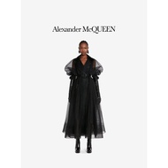 [520 Gift] ALEXANDER MCQUEEN ALEXANDER MCQUEEN Women's Gauze Effect Pleated Windbreaker