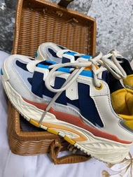 Adidas Originals Niteball 米白 白黃 拼接 球鞋  樂高配色 慢跑鞋 23.5/37老爹鞋❤️#24夏時尚