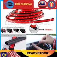 5 Meters GETAH PINTU KERETA Universal Soundproof Bumper strip Car Door Edge Guard Scratch Strip Prot