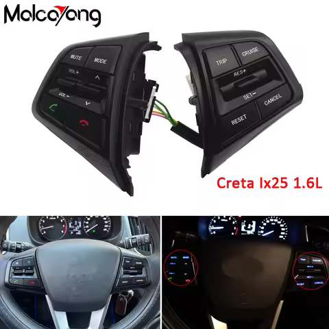 For Hyundai Creta ix25 1.6L Steering Wheel Cruise Control Buttons 96700C90004X 96710C90004X 96710C90