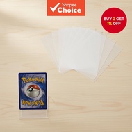 Clear Card Sleeves Compatible with Standard Sized Board Games, MTG Magic The Gathering, Pokemon, Lor