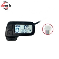 E-bike LCD Panel Speed Display Mileage Tracking Average Speed Top Speed