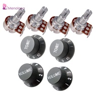 [Menolana] Electric Guitar A250K B250K Potentiometer Volume Control Knobs Rotary Knobs