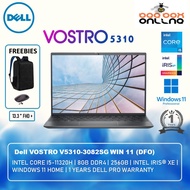 Dell VOSTRO V5310-3082SG WIN 11 (I5-11320H , 8GB D4 , 256GB , 13.3''FHD + , IRIS , WIN 11 PRO)