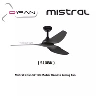 Mistral D-fan 50 DC Motor Remote Ceiling Fan