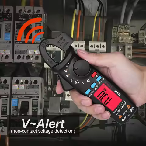 BSIDE ACM91 High Precision True RMS AC DC Digital Clamp Meter Auto Range Clamp Meter for Car Automot