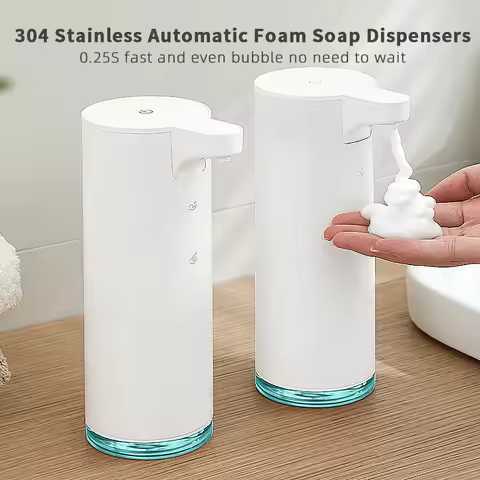 Stainless Automatic Soap Dispensers Rechargeable Touchless Sensor Smart Washing Hand Machine Liquid 