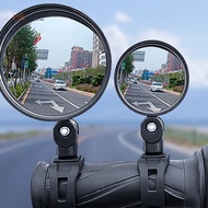Bicycle rearview mirror, mountain road bike rearview mirror, foldable convex reflector