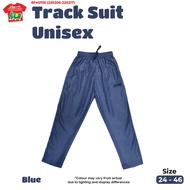 GO360 Seluar Track Suit Plain Blue | Lembut Stretchable & Selesa | Jogging & Daily Wear | Size 20–46