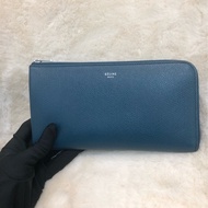 CELINE 藍色 銀包 + 散子包 XA444