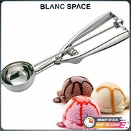 [BS] 4/5/6cm Stainless Ice Cream Scoop Trigger Spring Scope Stainless Steel Mashed Potato Skop Acuan