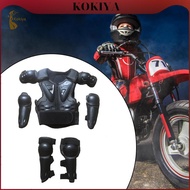 [kokiya] Kids Motorcycle Suit Armour Vest Guard for Motocross Skateboard Skiing