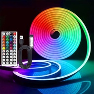 RGB Dải Neon Ánh Sáng Đèn LED Linh Hoạt Dải Neon IP65 Chống Thấm Nước Cho Phòng Ngủ Nhà Bếp Nhà Tran