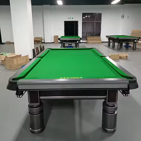 Factory Price Solid Wood Jiujiang Blue Slate 9ft Billiard Pool Table for Sale