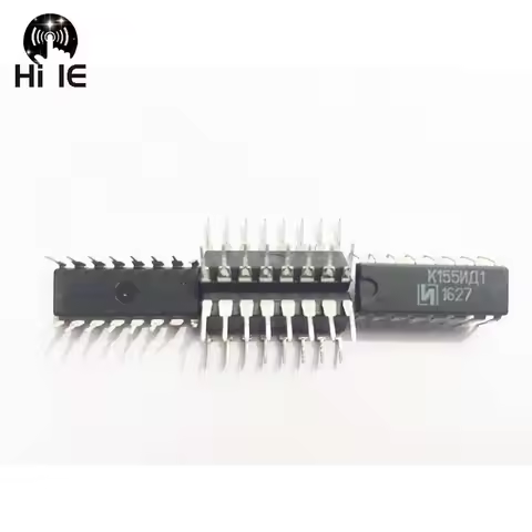 1PCS K155ID1 K155 DIP16 Glow Digital Tubes Clock Driver IC Chip Decimal BCD Nixie Clock