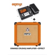 Orange Crush 12 Guitar Combo Amp 12-watt 1x6" with Mooer GE100 Guitar Multi-Effects Pedal Package