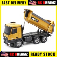 Huina 1573 Remote Control Dump Truck Scale 1/14 Heavy Duty RC Construction Complete set RC Dump Truc