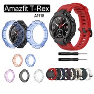 Amazfit T-Rex Strap case tempered glass screen Protector usb charger cable dock watch band straps
