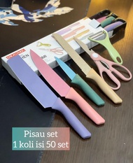 Pisau Jerami Set 6 in 1 / Kitchen Knife Set