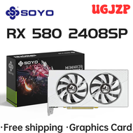 [UGJZP] Soyo Amd Radeon Rx580 8G Grafische Kaarten Gddr5 Geheugen วิดีโอเกม Kaart Pcie 3.0X1 6 Hdmi 