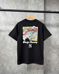 (CHÍNH HÃNG) ÁO NEW ERA THỎ BUNNY BUGS-KEM-ĐEN-5987-5988