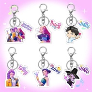 KPOP Huntrix Series Keychain Demon Hunter Girl Group Acrylic Keychain Decoration