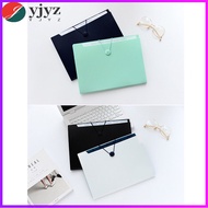 1pc Plastic File Folders Multilayer A4 Size Snap Closure Accordion Folder Document File Folder (Rand
