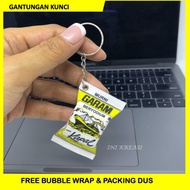 GANTUNGAN KEYCHAIN - MINIATURE SALT KEYCHAIN WITH SHIP CAP