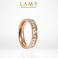 Nhẫn nam nữ LAMY Eternity Ring Silver 8022SV