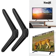 YMIFI TV Base, Table Top 32-55 Inch TV Desktop Stand, Adjustable with Screw Sets TV Pedestal Feet Br