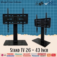 LED LCD TV Stand 26 30 32 40 42 43 Inch Premium Standing TV Monitor Universal