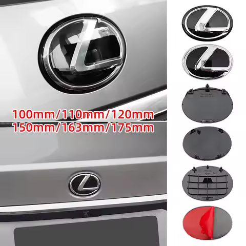 3D Front Grille Emblem Rear Trunk Badge Replacement Sticker for Lexus GS GX IS LS LX NX RX RX270 Ct2