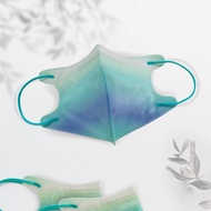 天心/醫療口罩/成人立體10入/漸層系列/神秘藍寶石